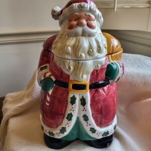 Cook's Club Santa Claus Cookie Jar